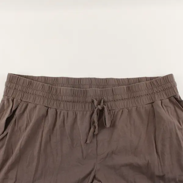 AnyBody Cozy Knit Tan Pull On Lounge Pants Women 1X