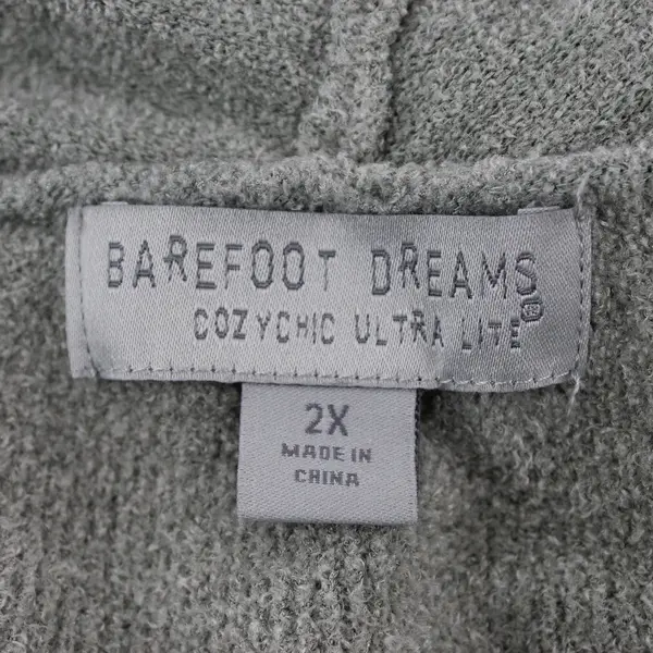 Barefoot Dreams Sweater Womens 2X Gray CozyChic Ultra Lite Sweater