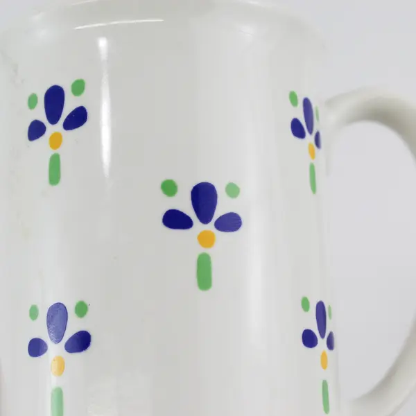 Set of 3 Avon Fresh Flowers Stoneware Coffee Mugs