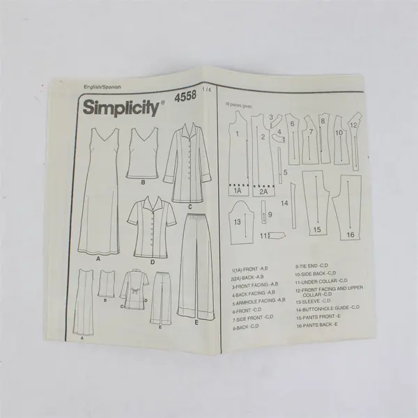 Lot of 4 Simplicity Patterns Khaliah Ali Collection Women's Clothes Sz GG UNCUT