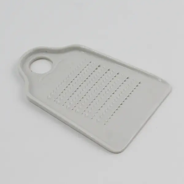 White Ceramic Spice or Hard Cheese Grater From Japan