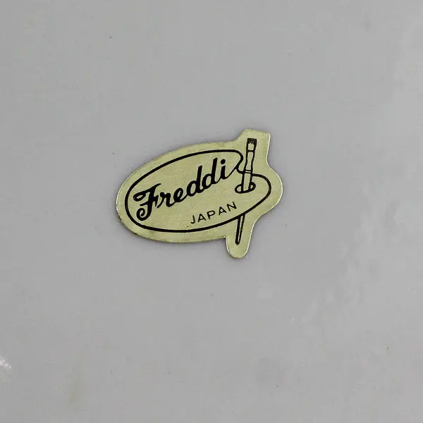 Freddi Ceramics Japan White Ceramic Hand Mirror