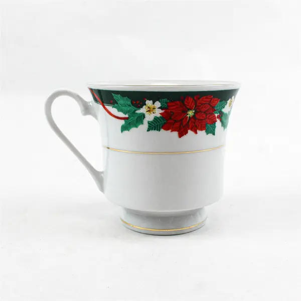 Tienshan Deck the Halls 16 Pc Dinner Set Service for 4 Plates Cups Saucers