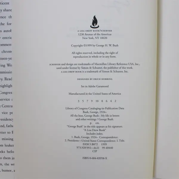 All the Best, George Bush: My Life in Letters and Other Writings - GOOD
