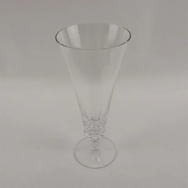 Lot of 2 RCR 70's Vintage Crystal Champagne Flutes Clear