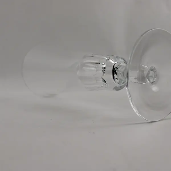 Lot of 2 RCR 70's Vintage Crystal Champagne Flutes Clear