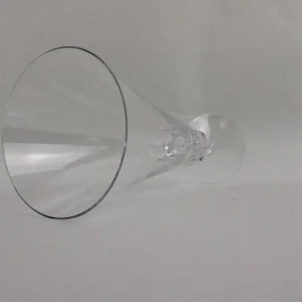 Lot of 2 RCR 70's Vintage Crystal Champagne Flutes Clear