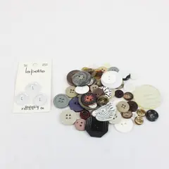 Lot of Assorted Buttons Mixed Lot Used Sewing Crafting