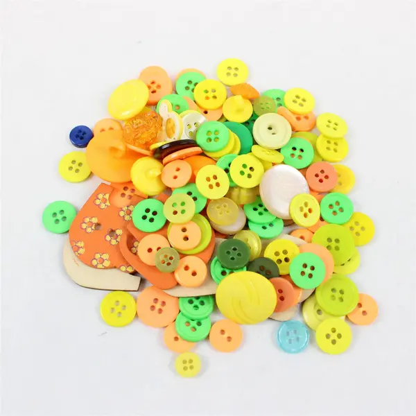 Lot of Assorted Used Sewing & Craft Buttons Mixed Lot