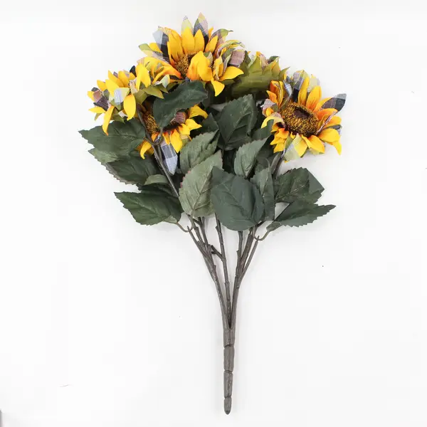 Lot of 3 Blooming Autumn Artificial Bouquets Indoor Floral Decor
