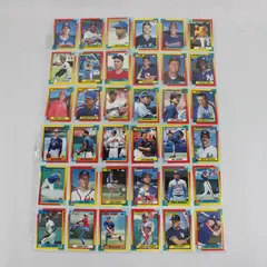 Lot of 72 TOPPS Baseball Trading Cards 1990