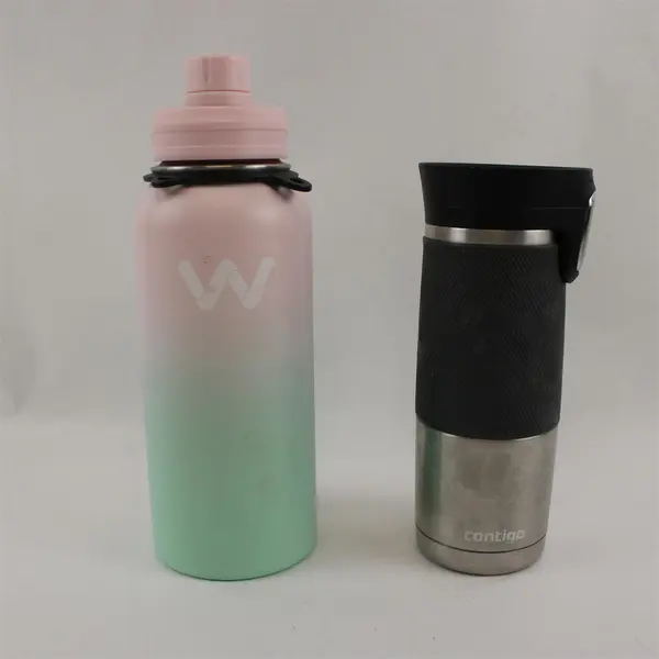Lot of 2 Werewolves 32oz Insulated Water Bottle Contigo Coffee Tumbler
