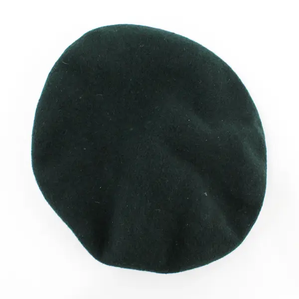Unbranded Solid Dark Green Beret Hat French Style One Size Fits Most