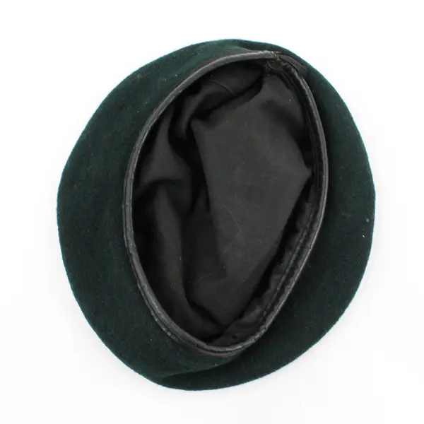 Unbranded Solid Dark Green Beret Hat French Style One Size Fits Most