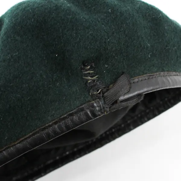Unbranded Solid Dark Green Beret Hat French Style One Size Fits Most