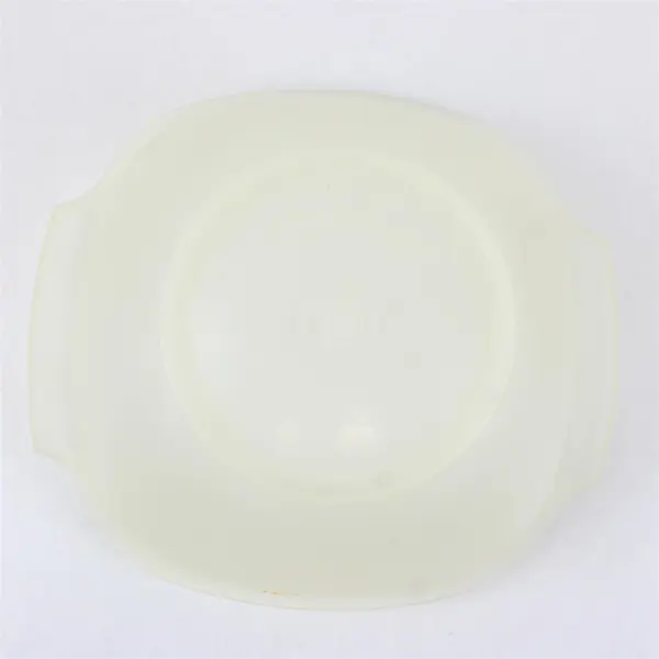 Tupperware 858-5 859-3 Off-White Translucent Bowl Red Lid