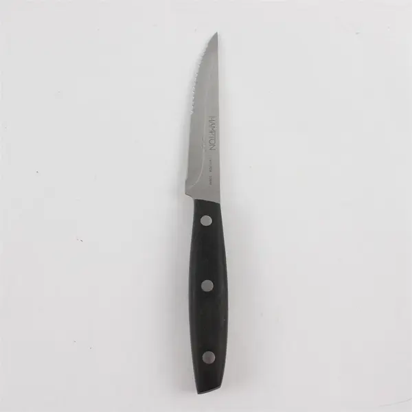 Set of 4 Hampton Forge Steak Knives, Mirage 4.5" Stainless Serrated Steak Knife 