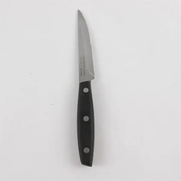 Set of 4 Hampton Forge Steak Knives, Mirage 4.5" Stainless Serrated Steak Knife 
