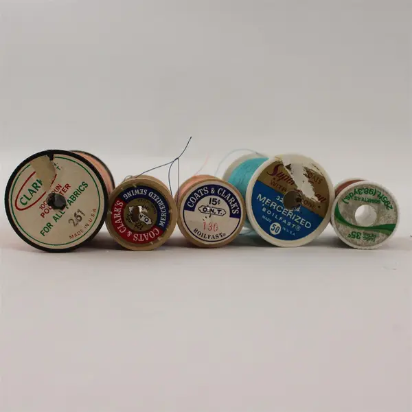 Lot of 10 Assorted Color Sewing Thread Spools