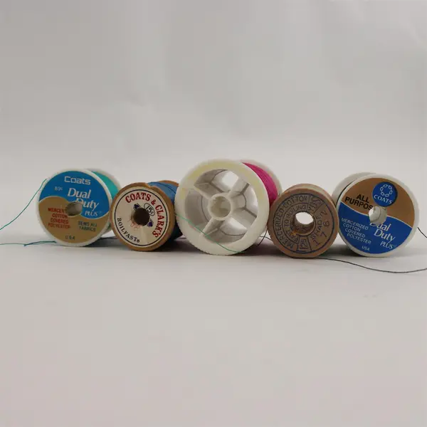 Lot of 10 Assorted Color Sewing Thread Spools