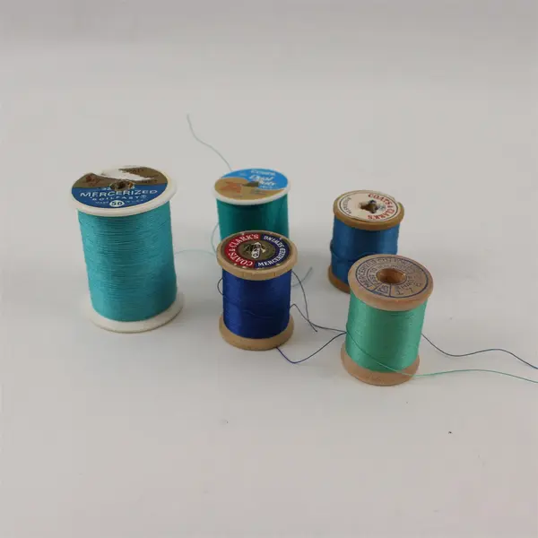 Lot of 10 Assorted Color Sewing Thread Spools