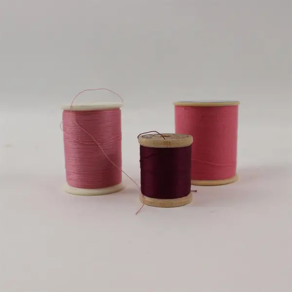 Lot of 7 Sewing Thread Spools Assorted Colors Pre-Owned