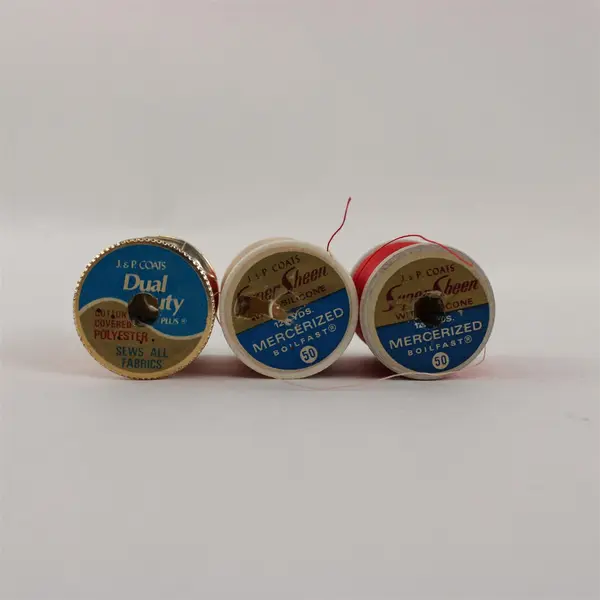 Lot 6 Sewing Thread Spools Mixed Brand J&P Coats Belding Corticelli