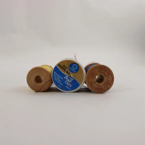 Lot 6 Sewing Thread Spools Mixed Brand J&P Coats Belding Corticelli