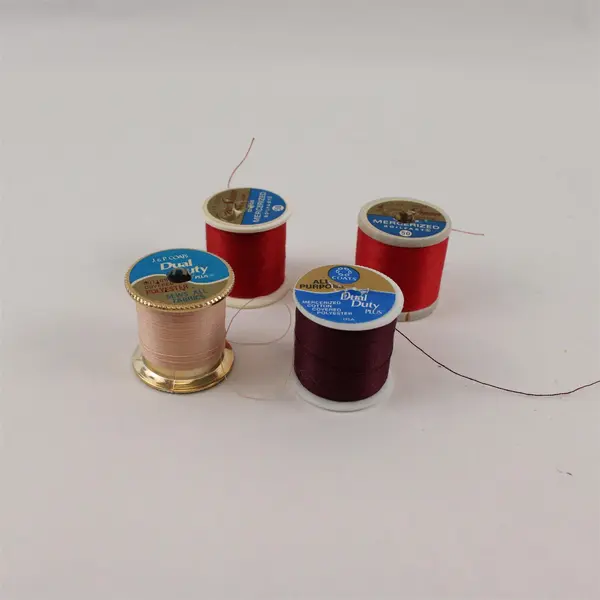 Lot 6 Sewing Thread Spools Mixed Brand J&P Coats Belding Corticelli