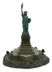 Harbor Lights Statue of Liberty Enlightening the World Resin Sculpture