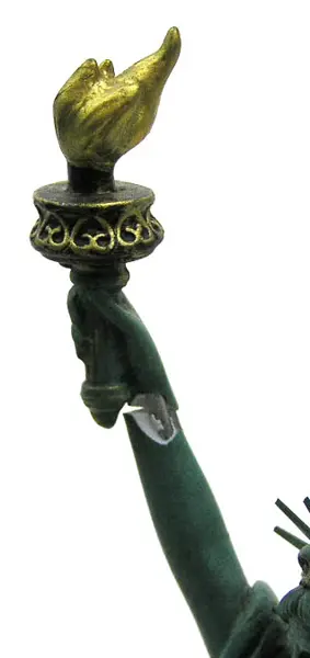 Harbor Lights Statue of Liberty Enlightening the World Resin Sculpture