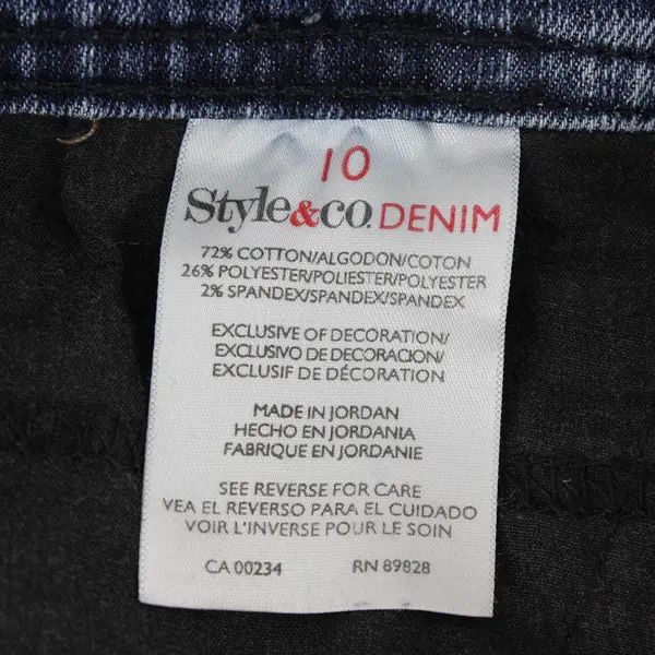 Style & Co. Medium Wash Slim Leg Jeans Women's Size 10
