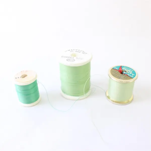 Mixed Brand Lot of 10 Sewing Thread Spools Earth Tones Blues