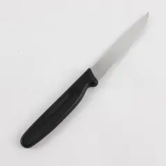 Vintage Ginsu 2000 Steak Knife Serrated Stainless Steel Black Handle
