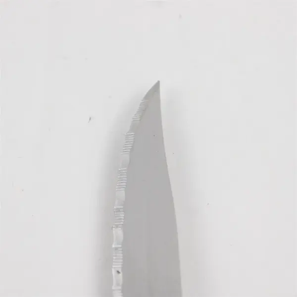 Vintage Ginsu 2000 Steak Knife Serrated Stainless Steel Black Handle