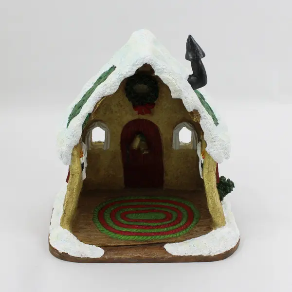 2002 PIPKA Merry Mice "Mouse House" Christmas Decoration Figurine W/Box 40015