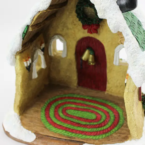 2002 PIPKA Merry Mice "Mouse House" Christmas Decoration Figurine W/Box 40015