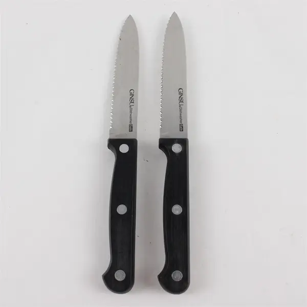 Set of 2 Ginsu 4.5" Stainless Steel Blade Paring Knife Set
