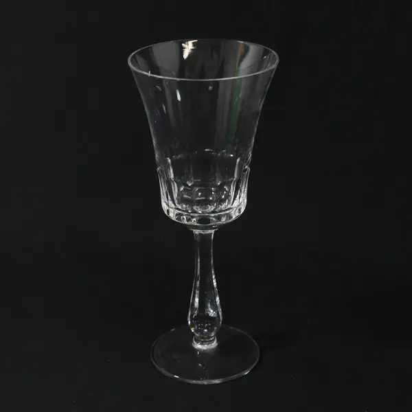 Fostoria Georgian (Stem 6097) Pattern Clear Glass Water Goblet 8.75" Tall