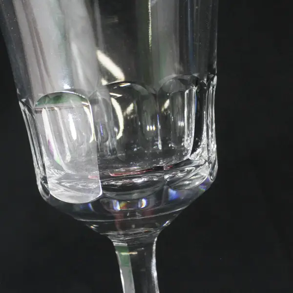 Fostoria Georgian (Stem 6097) Pattern Clear Glass Water Goblet 8.75" Tall