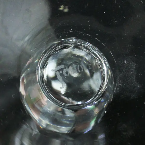Fostoria Georgian (Stem 6097) Pattern Clear Glass Water Goblet 8.75" Tall