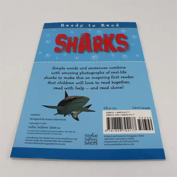 Sharks by Sarah Creese 2011 Paperback Ready to Read Series 