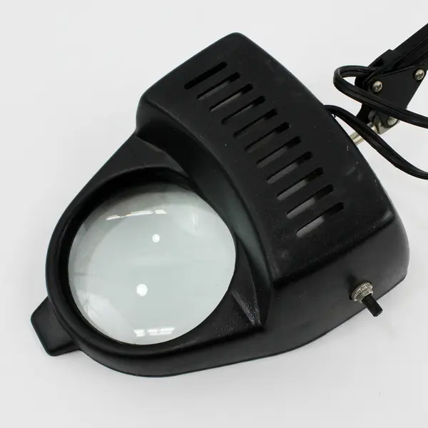 StyleSelections Magnifier Floor Lamp Wheels Black 0328687
