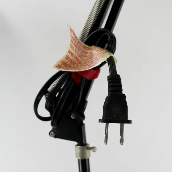 StyleSelections Magnifier Floor Lamp Wheels Black 0328687