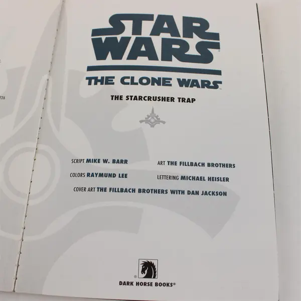 Star Wars Clone Wars Starcrusher Trap Mike W. Barr 2011 Paperback Graphic Novel