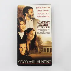Good Will Hunting VHS Movie 1997, #13559 Robin Williams, Matt Damon, Ben Affleck