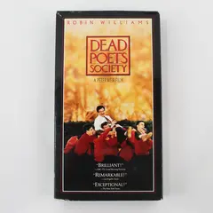 Dead Poets Society VHS , 1995, #947 Robin Williams 
