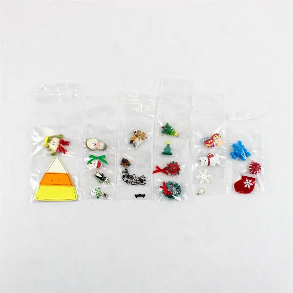 Mixed Holiday Cross Stitch Craft Embellishment Charms Decorative Lot