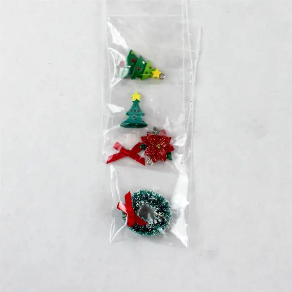 Mixed Holiday Cross Stitch Craft Embellishment Charms Decorative Lot