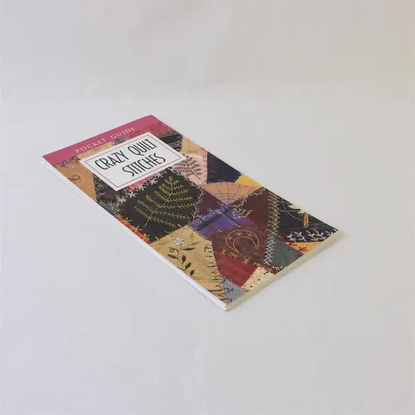 Leisure Arts Crazy Quilt Stitches Pocket Guide Softcover 1999 #56002